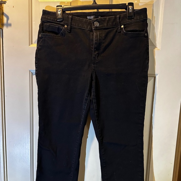 Simply Vera Vera Wang Black Mid Calf Skinny Jeans Size 12P - Picture 1 of 3